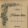 Cover of Neuheiten-Off. Natl.-Arbor. Zöschen 1892/3