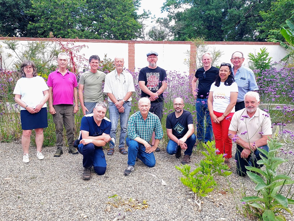 The group at Arboretum de la Bergerette