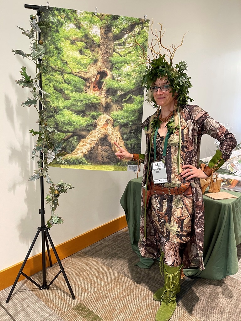 TreeGril in full costume