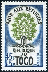 Togo's World Refugee Year Stamp