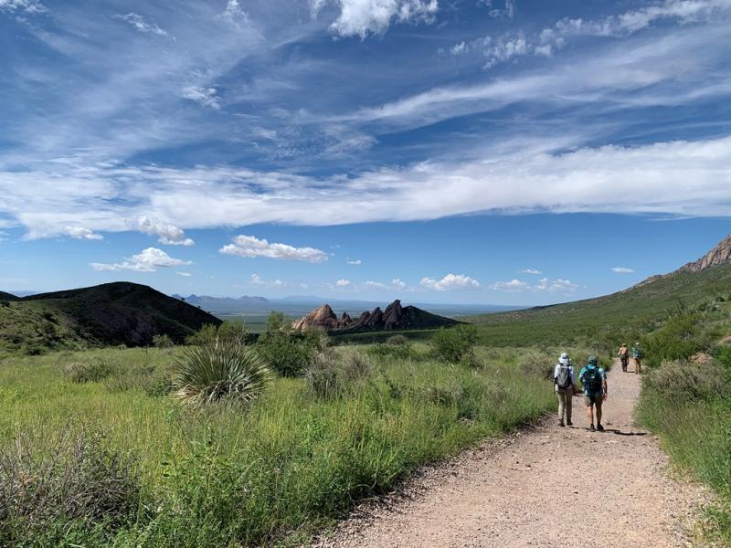 coming down from Dripping Springs