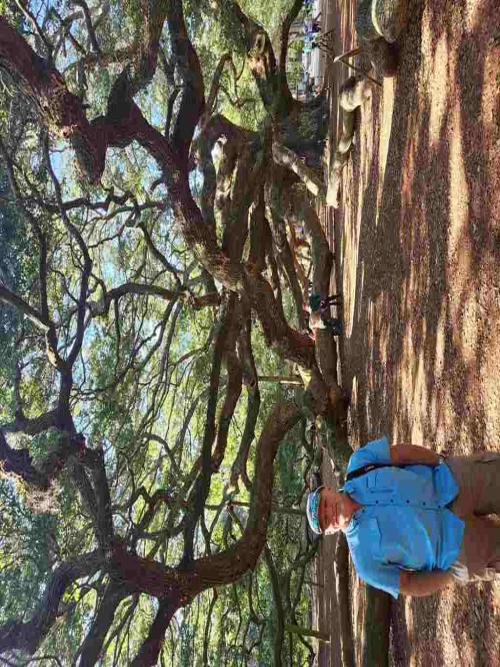 The author under the Angel Oak