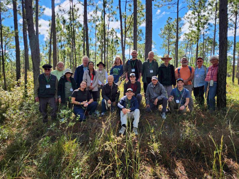 Group photo at Francis Marion National Forest