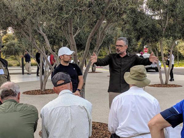 Dave Muffly shares his vision at Apple Park © Charles Snyers