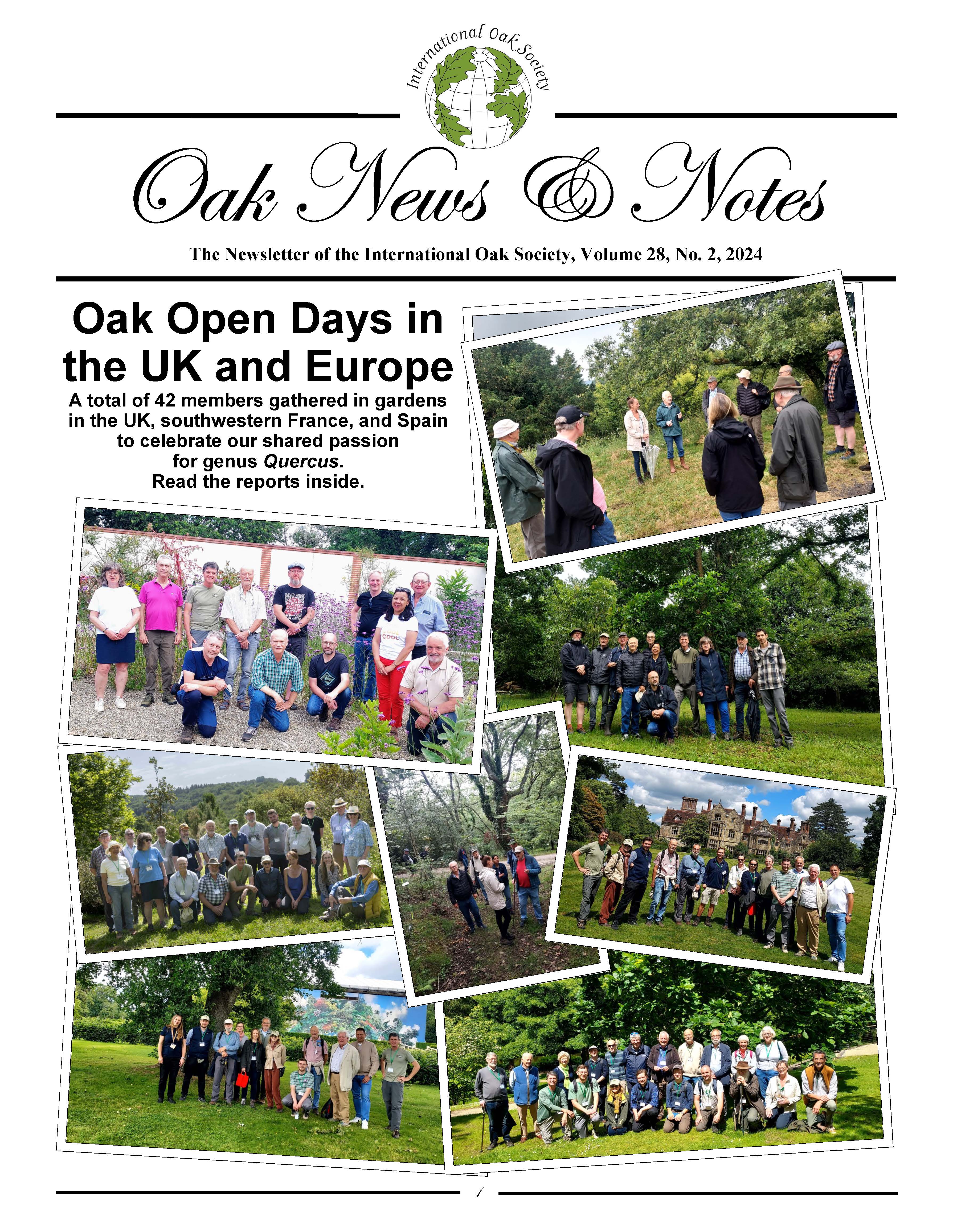 Oak News & Notes, Volume 28, No. 2, 2024 | International Oak Society
